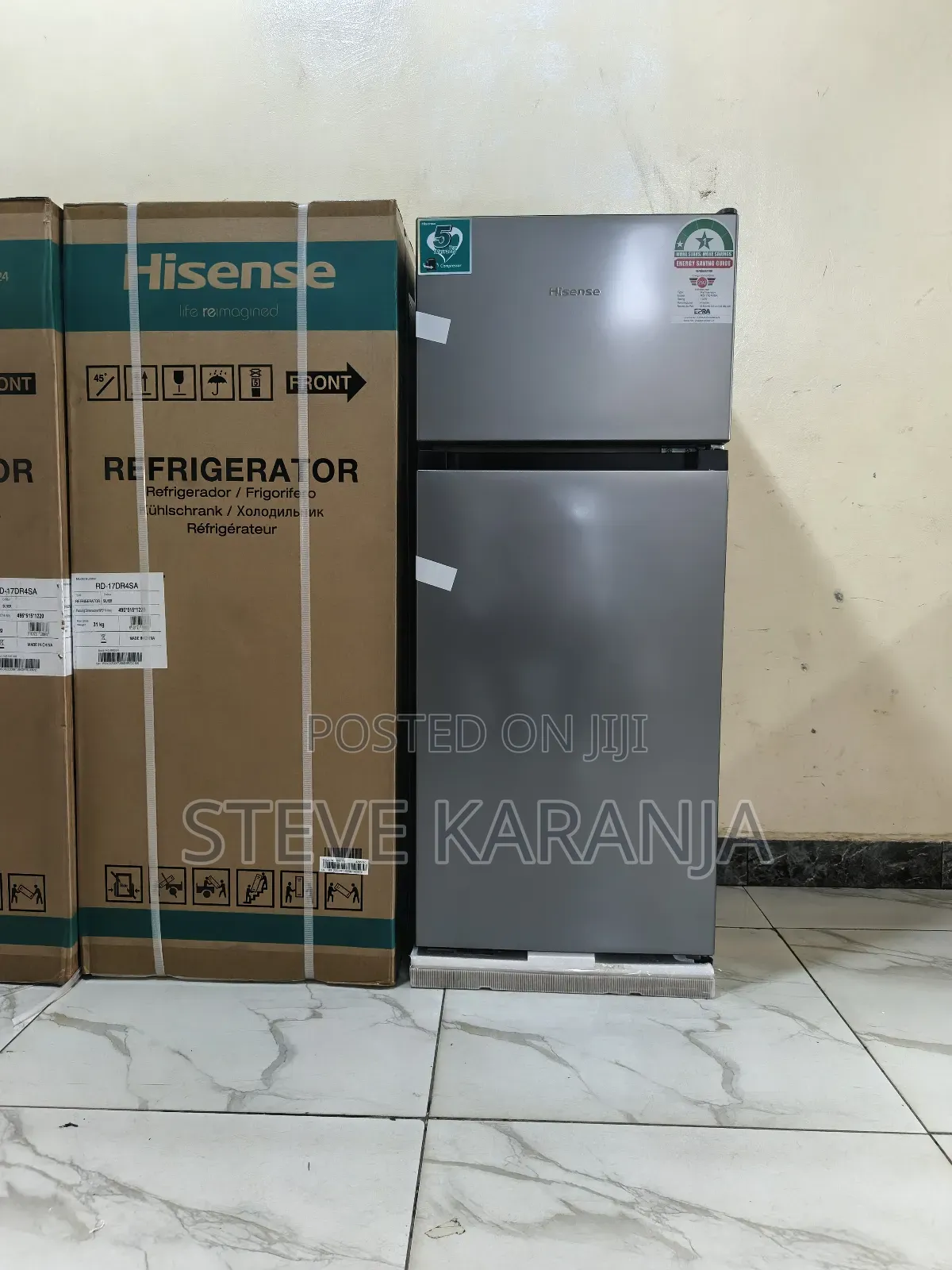 Hisense 124l Double Door Fridge