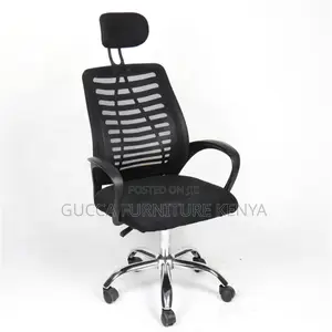 Swivel Mesh High-Back Headrest Study Chair