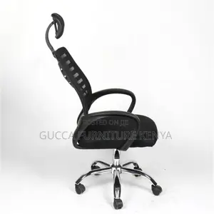 Swivel Mesh High-Back Headrest Study Chair