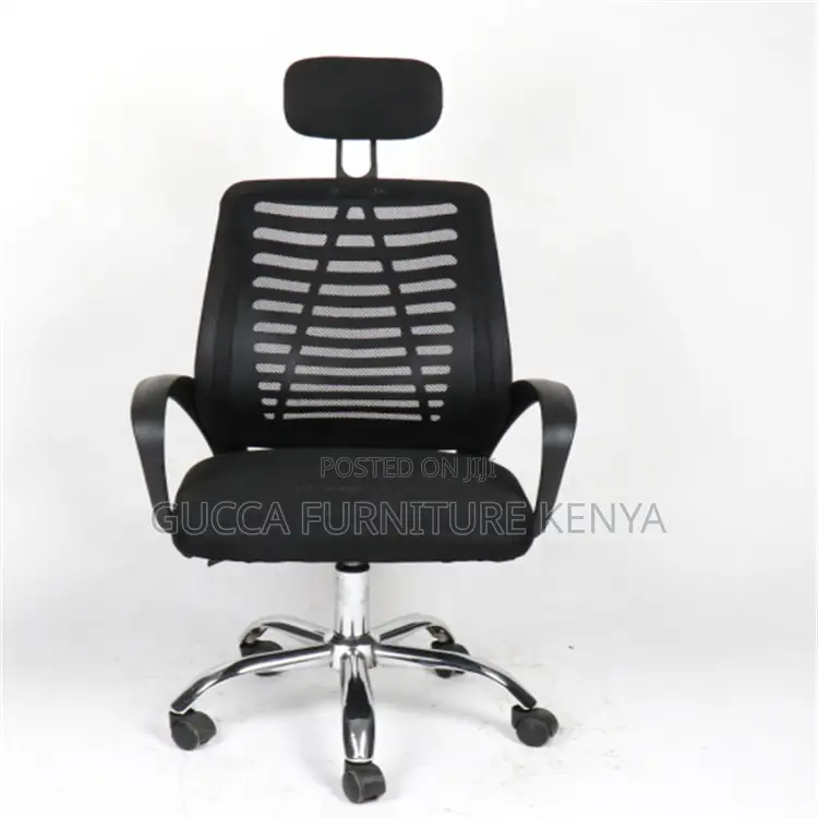Swivel Mesh High-Back Headrest Study Chair