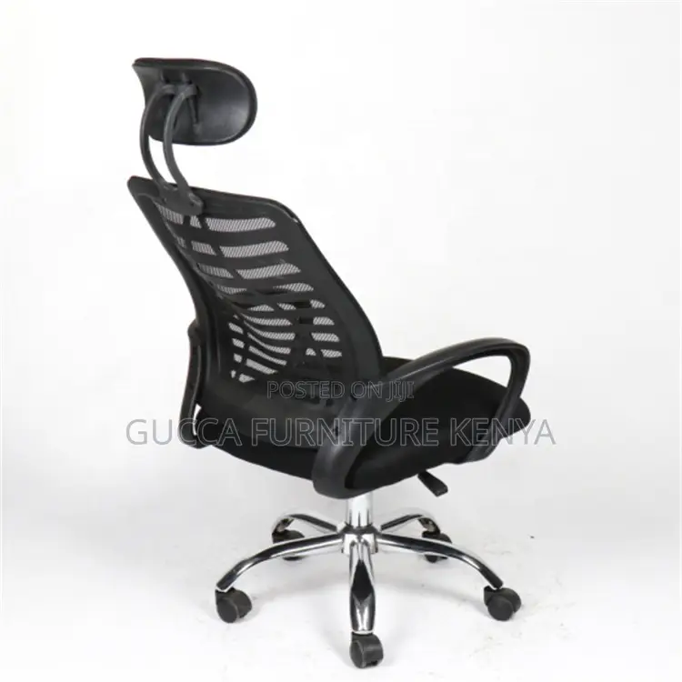 Swivel Mesh High-Back Headrest Study Chair