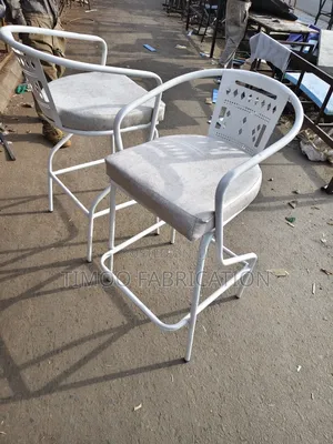 Restaurant High Stools With Design Backrest Sheet