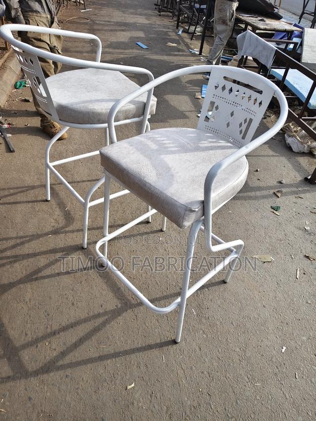 Restaurant High Stools With Design Backrest Sheet - main view