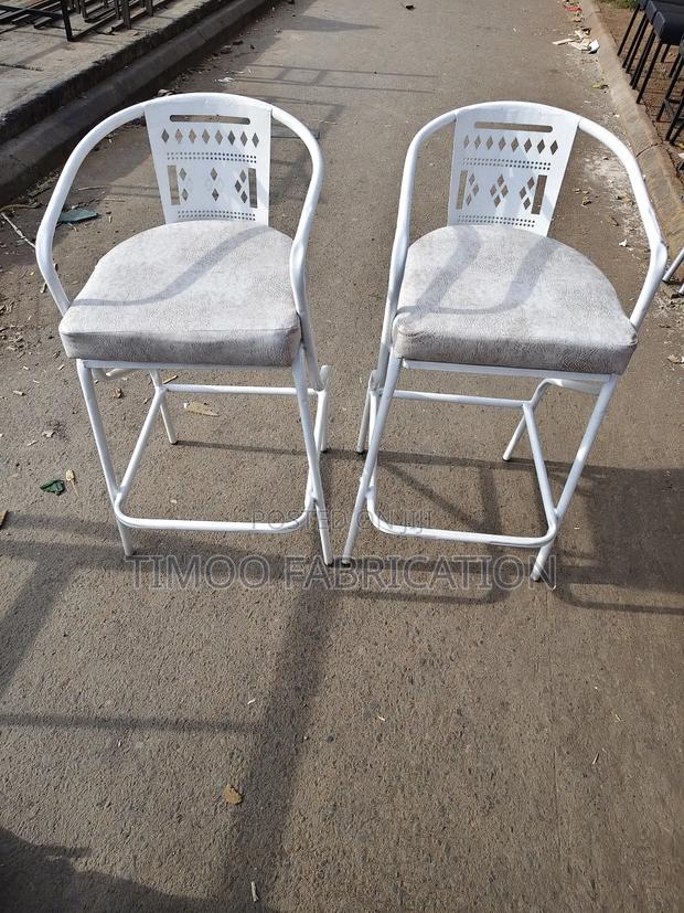 Restaurant High Stools With Design Backrest Sheet - thumbnail 3