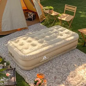 Queen Comfort Plush Airbed With Fibre