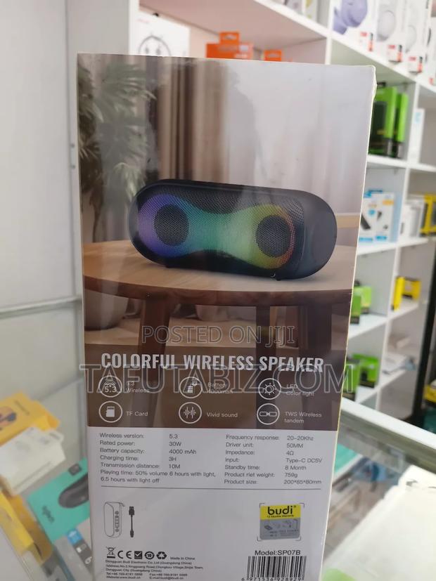 Budi Colourful Wireless Speaker . - thumbnail 3