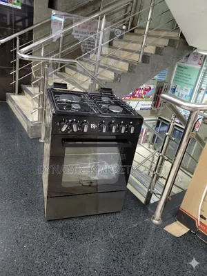 4-Burner Professional Free-Standing Gas Cooker Oven