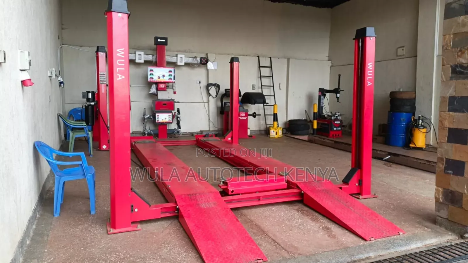 Heavy Duty Wheel Alignment Machine S-M5 With Four Post Carlift 4tns