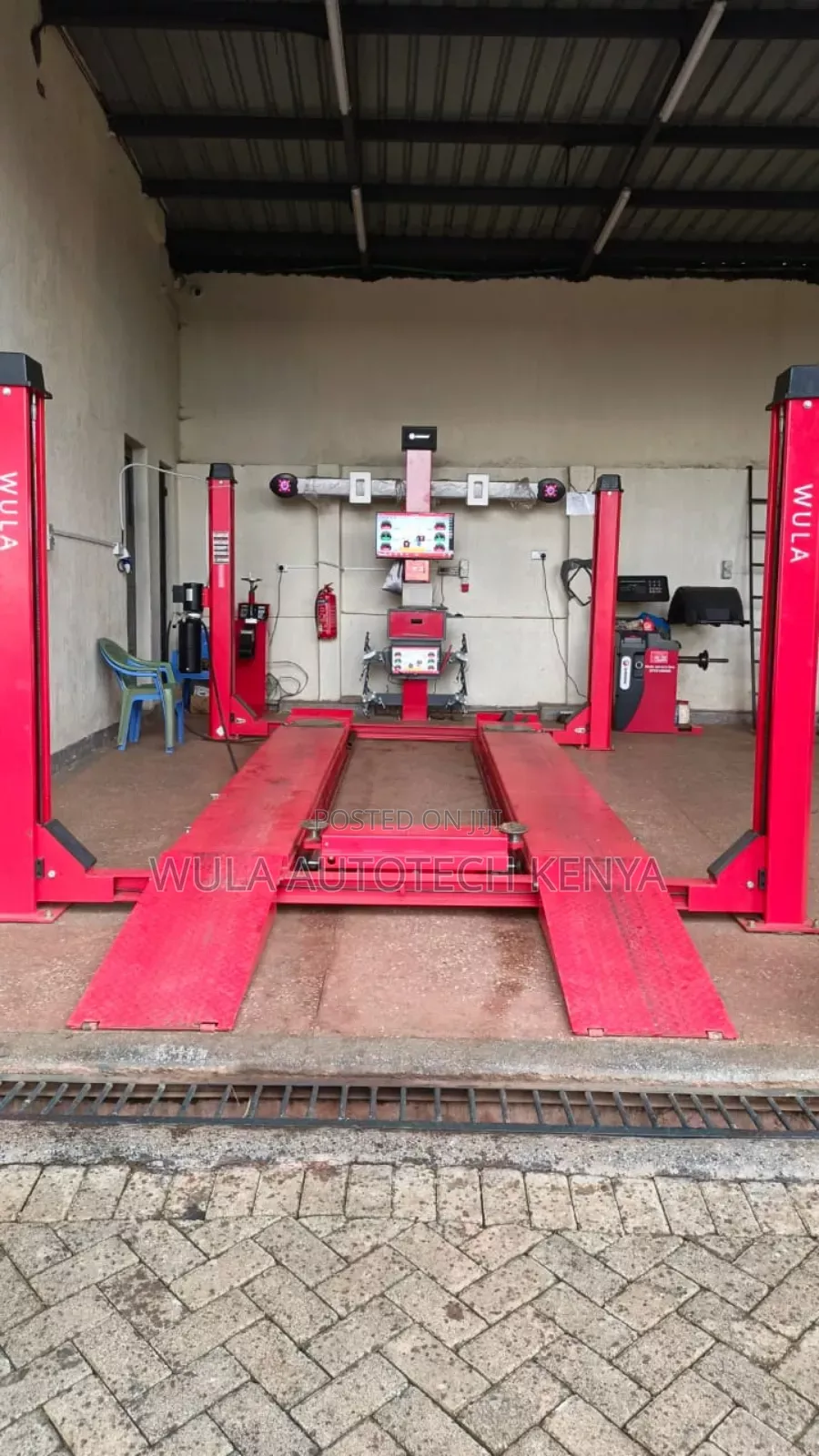 Heavy Commercial High Quality Wheel Alignment and 4t Four Post Carlift