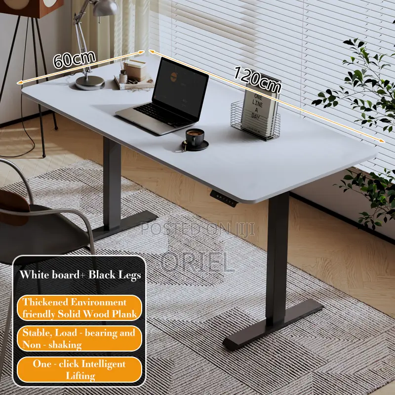 Office Desk : 1.4m Office Height Adjustable Electric Standing Desk