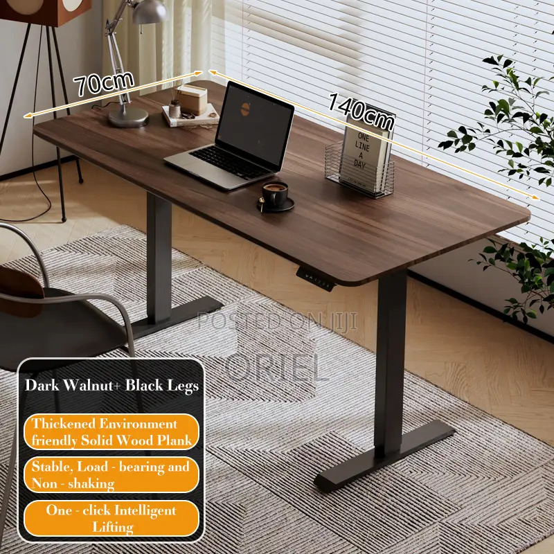 Office Desk : 1.4m Office Height Adjustable Electric Standing Desk