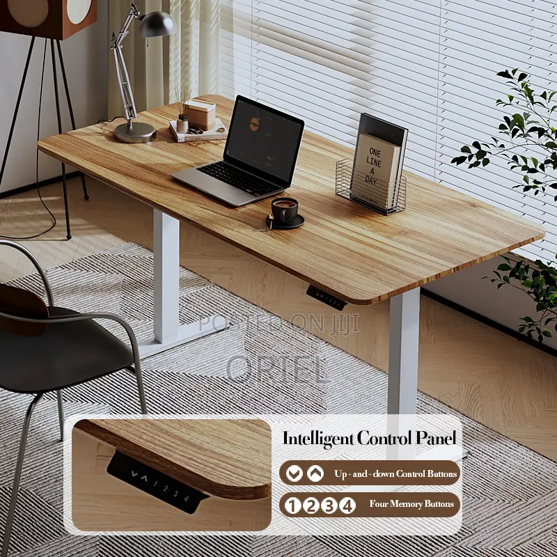 Office Desk : 1.4m Office Height Adjustable Electric Standing Desk