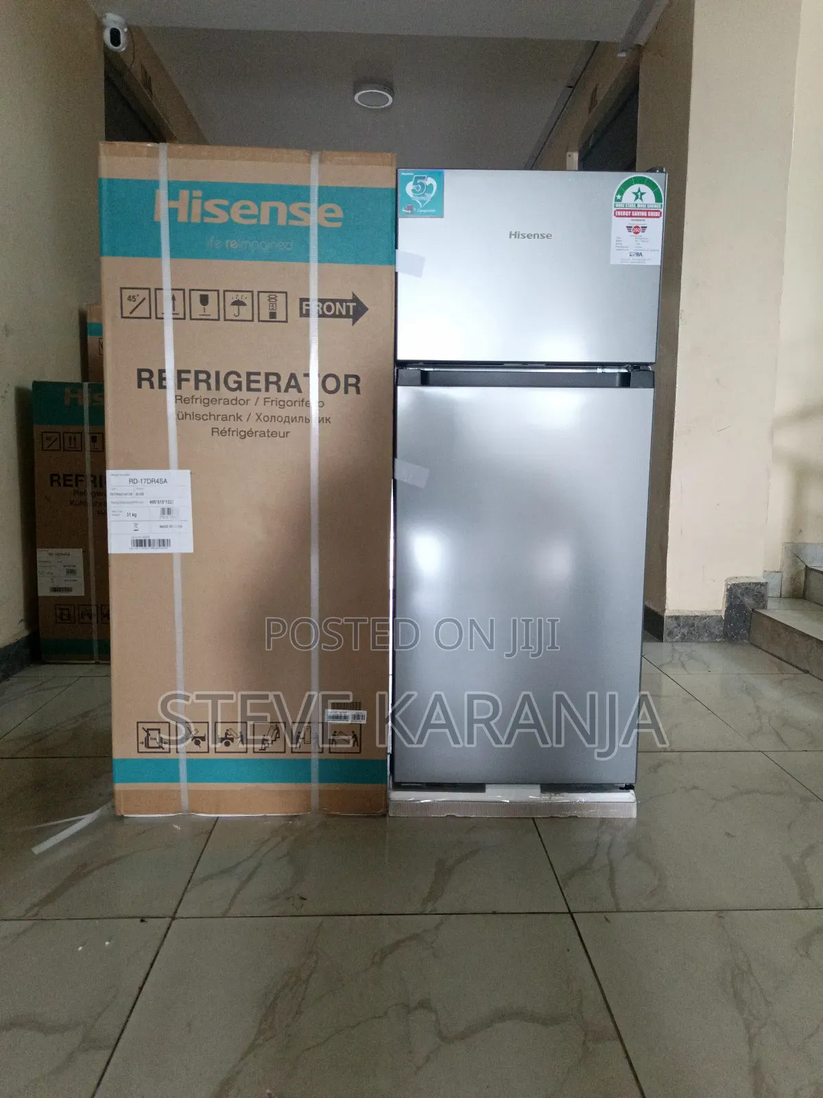 Hisense Fridge 120l Double Door Energy Star Fridge