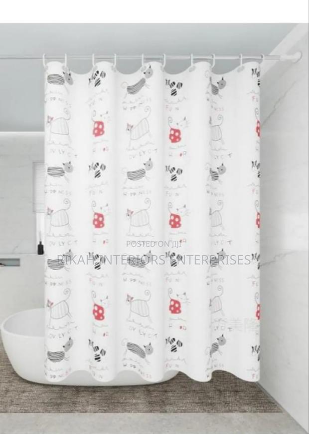 Cartoon Themed Shower Curtains - main view