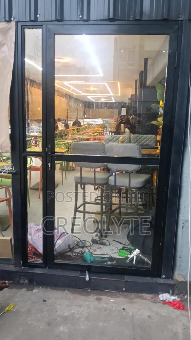 Black Coated Aluminium Door - thumbnail 2