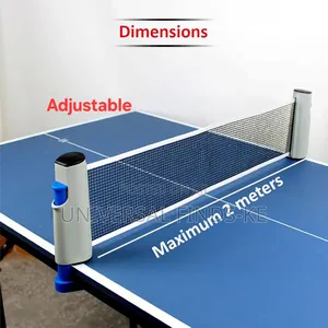 Adjustable Table Tennis Net (Fits on Any Table)