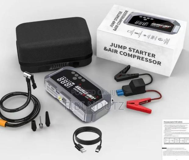 High Power Digital Jump Starter With Digital Compressor/Jump Starter