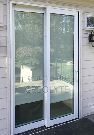 White Coated Aluminium Sliding Door