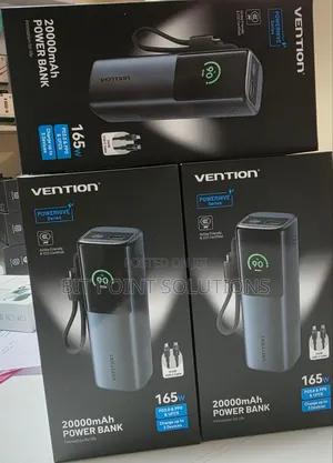 Vention 20000mah Power Bank (Usb-C + Usb-C/Usb-C/Usb-A) 165w
