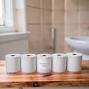 Retail Stores 5 Pieces of 80mm by 80mm by 13mm Thermal Paper Rolls