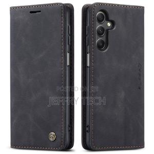Breai Wallet Leather Flip Cover Case for Samsung Galaxy A05s-Black - thumbnail 2