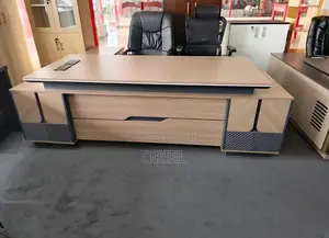 Office Desk : 240cm Office L-Shaped Executive Desk