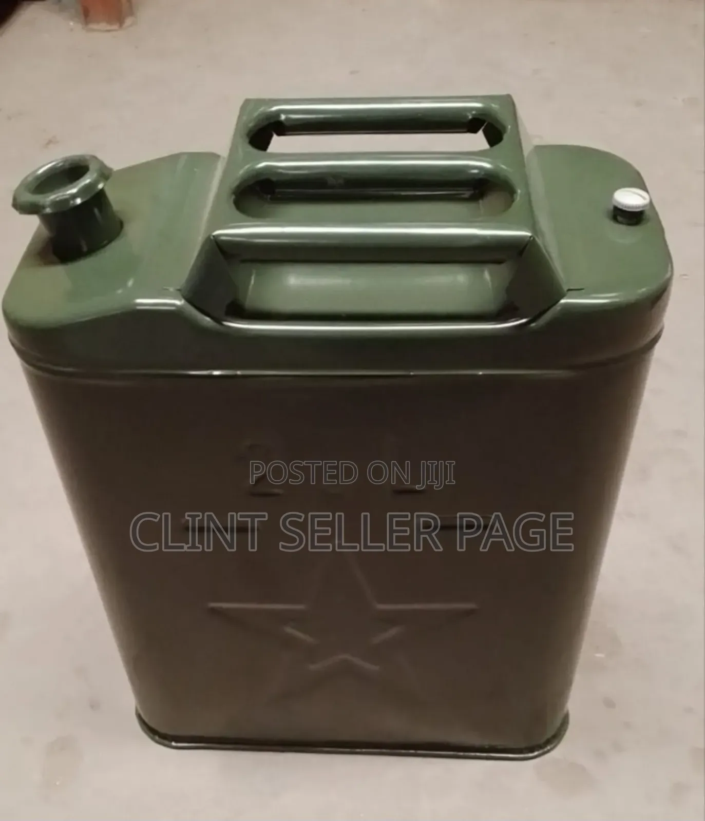 Strong Metallic Fuel Cans (20 Litres)