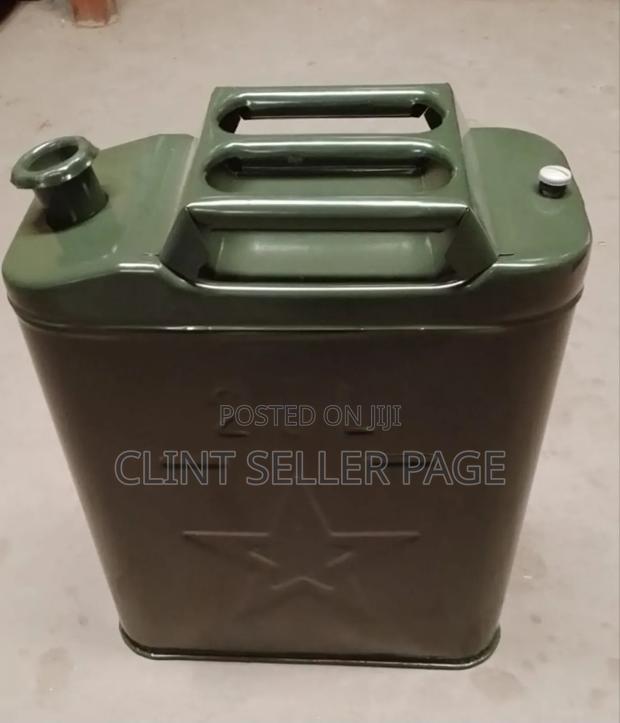 Strong Metallic Fuel Cans (20 Litres)