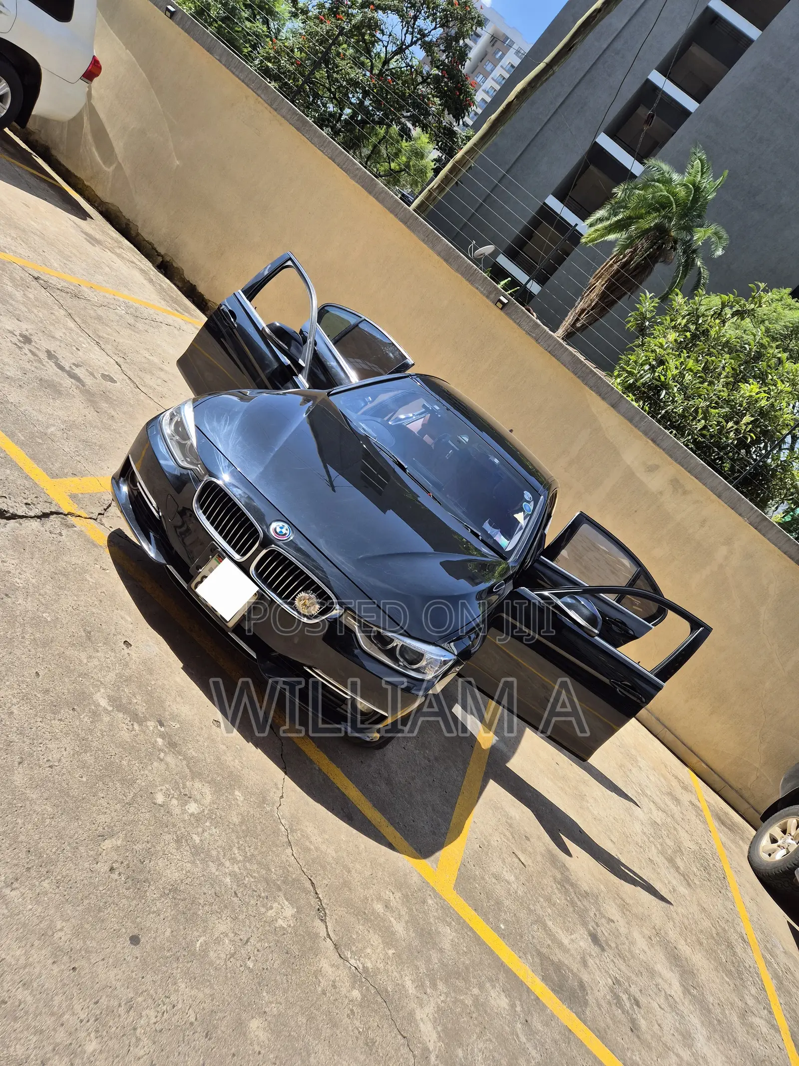 BMW 320i Sedan RWD 2014 Black