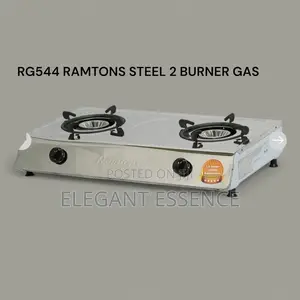 Ramtons Steel Gas Cooker – 2 Burner