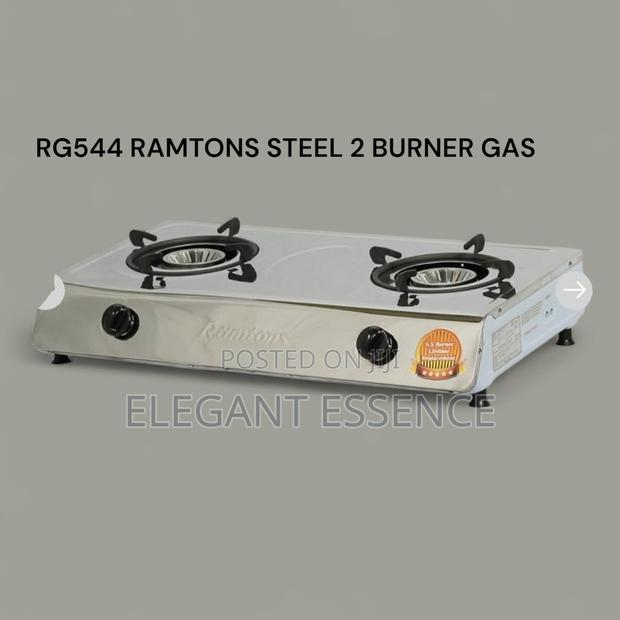 Ramtons Steel Gas Cooker – 2 Burner