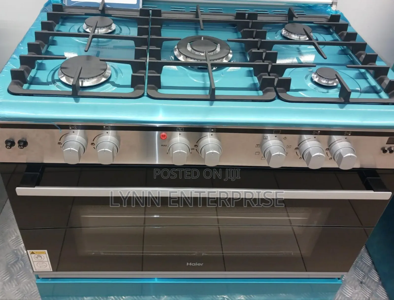 60*90 Haier 5 Gas Standing Cooker With Electric Oven