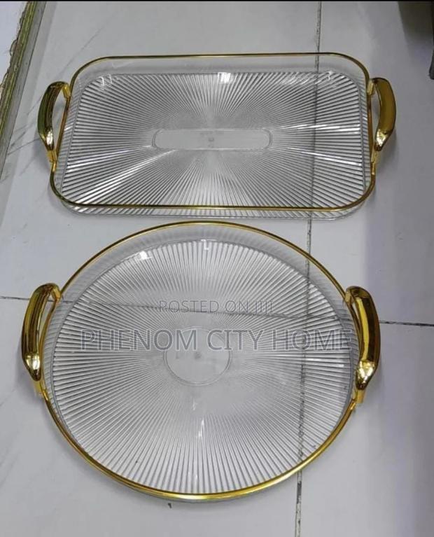 Multipurpose Acrylic Serving Tray Available - main view