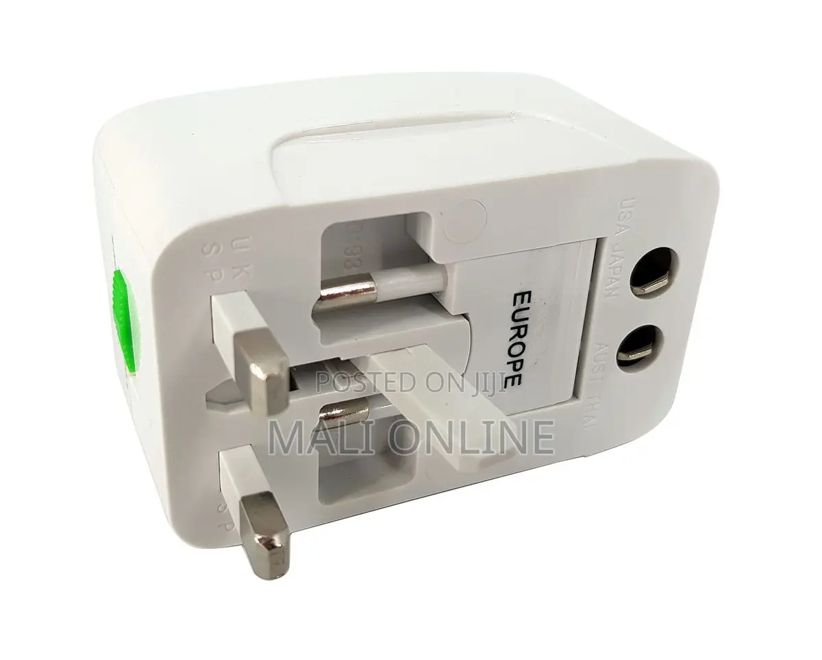 Universal Travel Adapter Worldwide Plug Dual Usb Charger Power Adapter