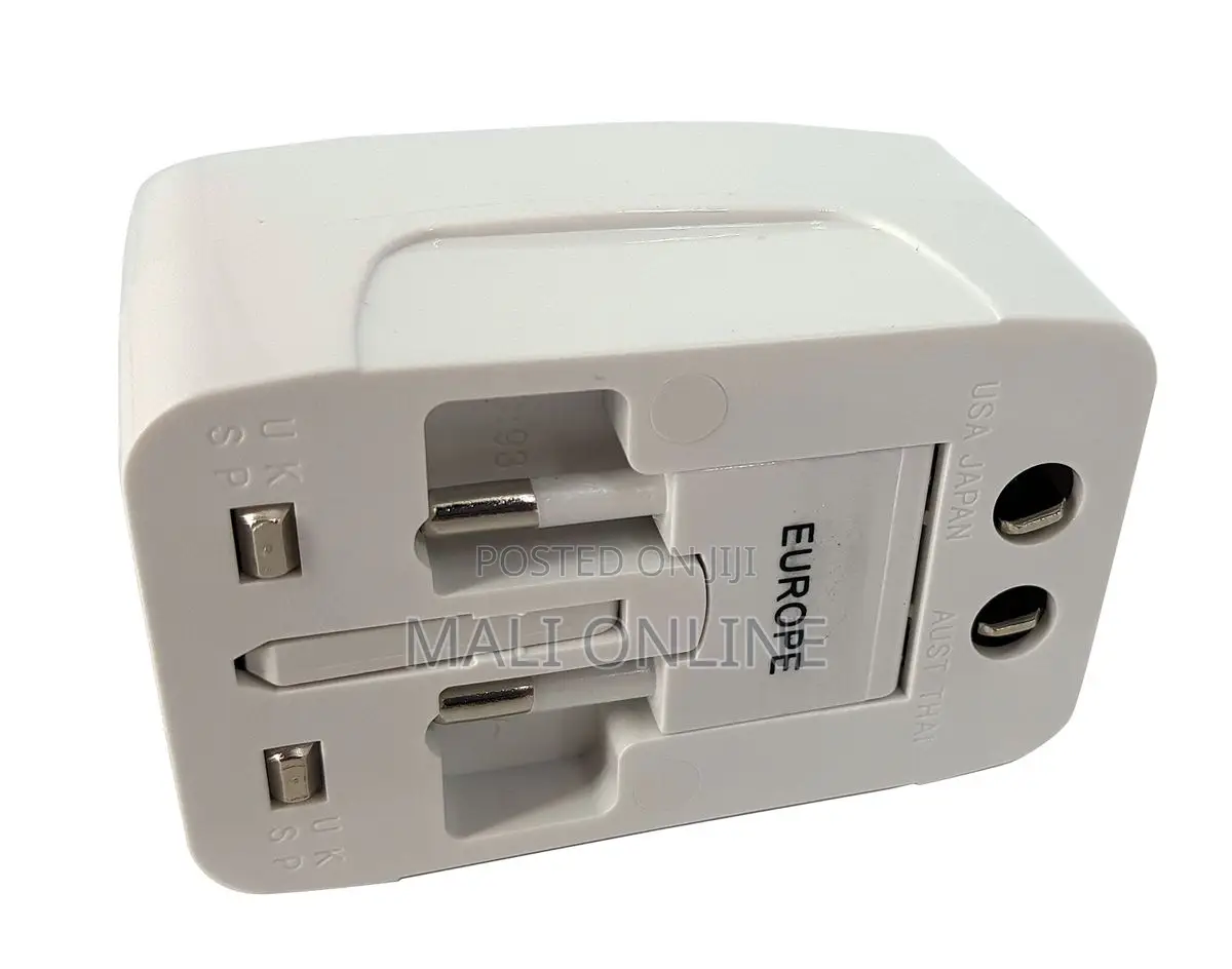 Universal Travel Adapter Worldwide Plug Dual Usb Charger Power Adapter