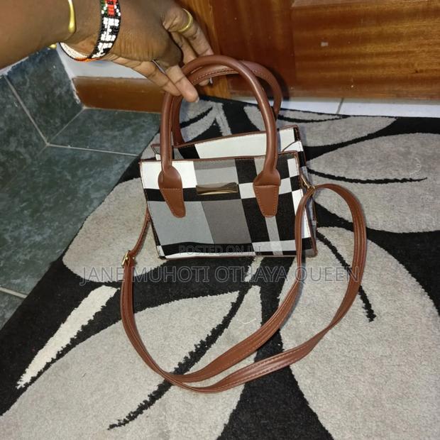 *Trend Fashion Collision Color Check Bag - thumbnail 2