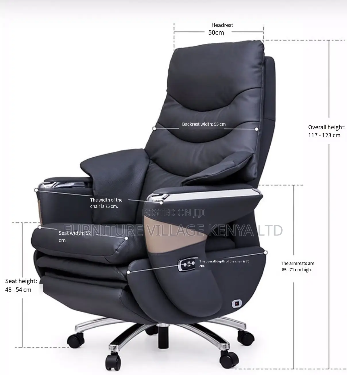 Office Chair; Modern Recliner Executive Office Chair