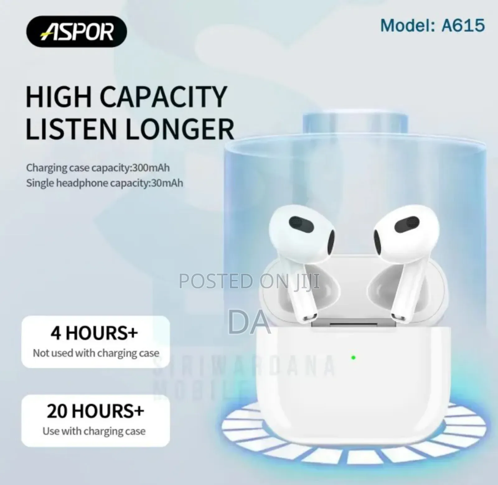 Aspor TWS A615 Wireless Earbuds Easter Gift