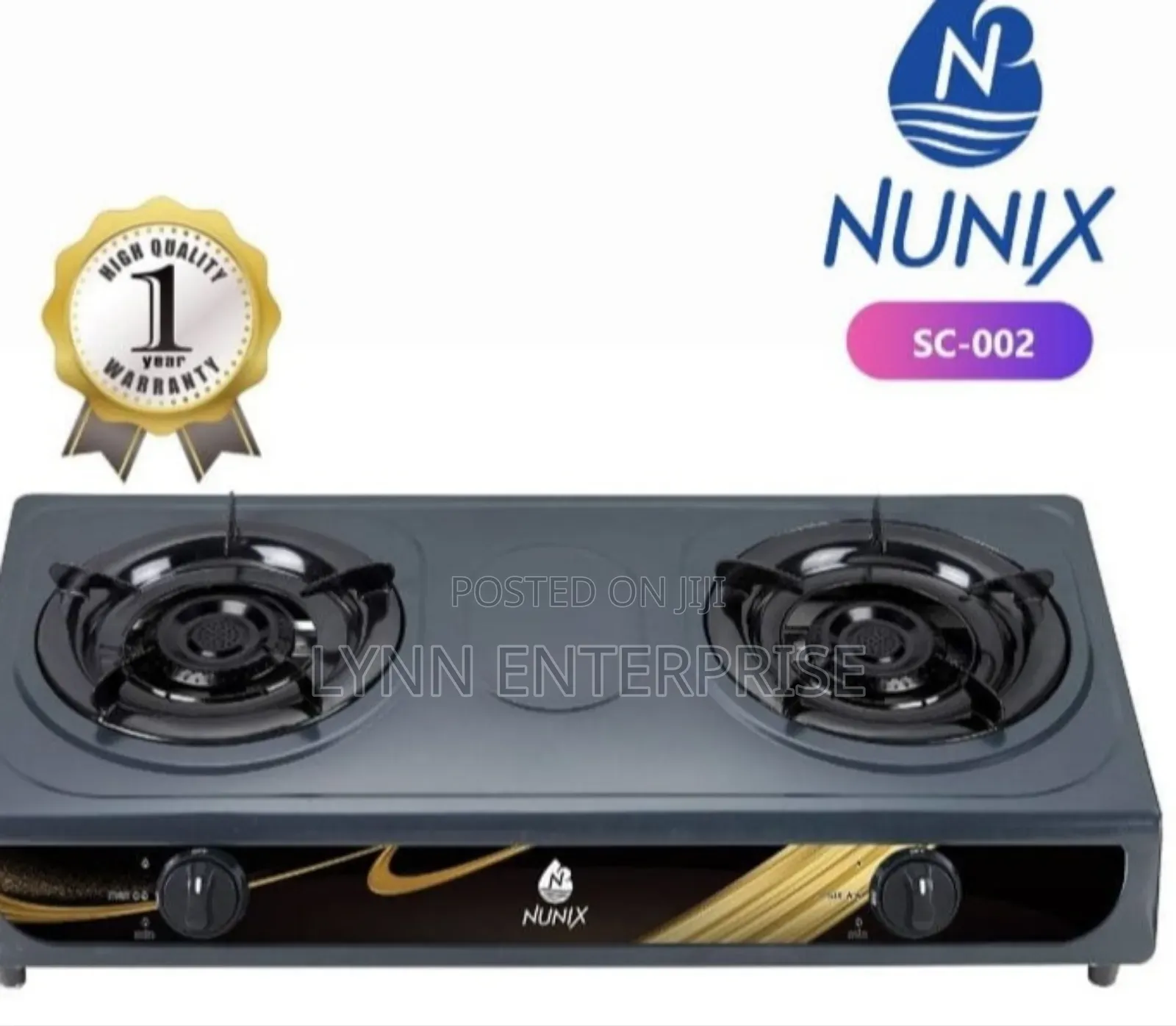 Nunix Stainless 2 Burner Cooker