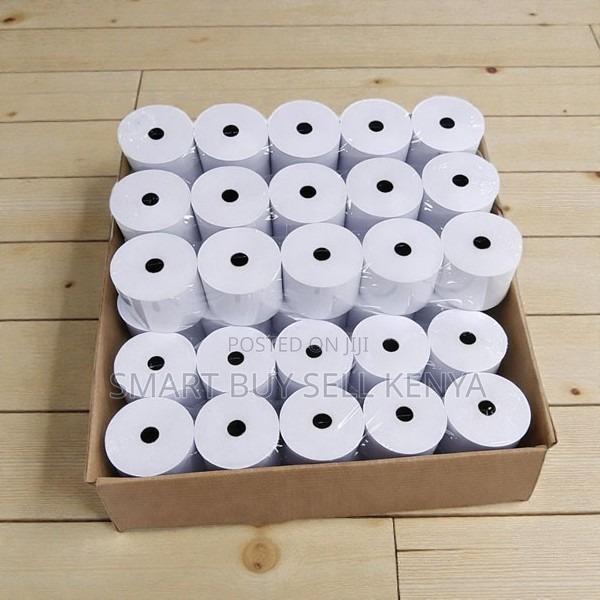 Pack of 50 Rolls 80mm by 80mm by 13mm Core Size Thermal Paper Rolls