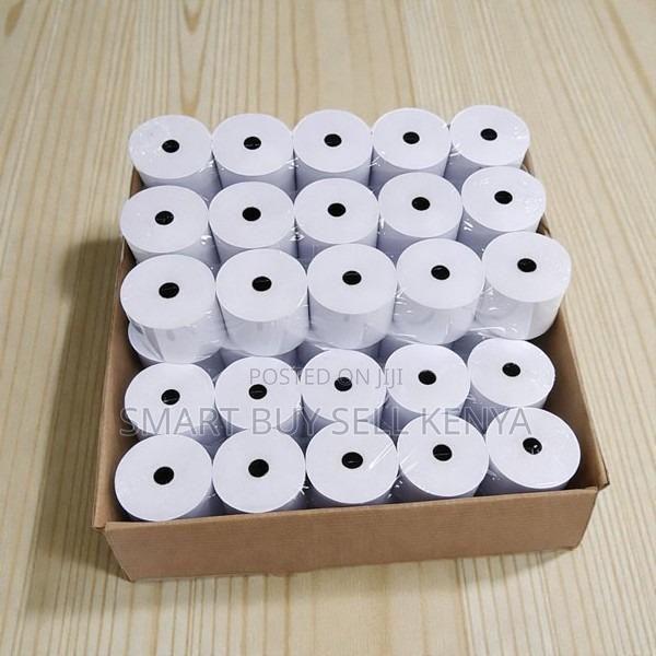 High Print Clarity Pack of 50 80mm by 80mm by 13mm Thermal Paper Rolls