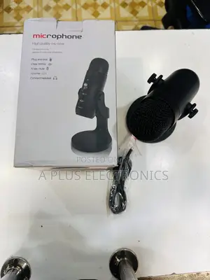 Podcast/Table Microphone With Voice Clarity for Recording Streaming