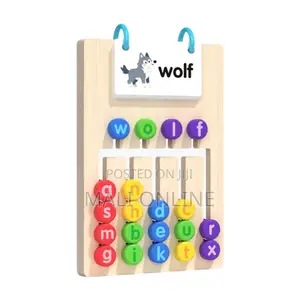 Spelling Game Kids Phonics Learning Toy Alphabet Matching Board