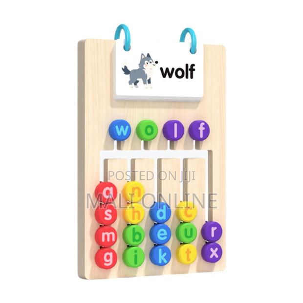 Spelling Game Kids Phonics Learning Toy Alphabet Matching Board