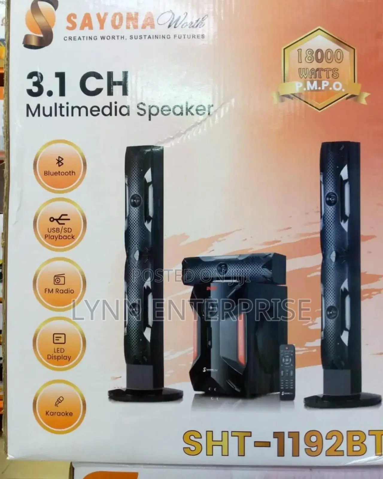 Sayona Tallboy 1193bt 3.1 Channel