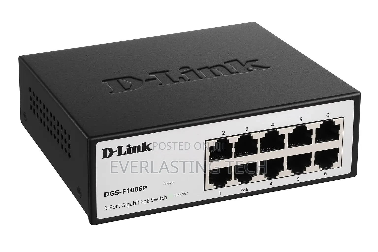 D-Link 6-Port Gigabit Poe Switch With 4 Long Poe Ports 2 Uplink Ports