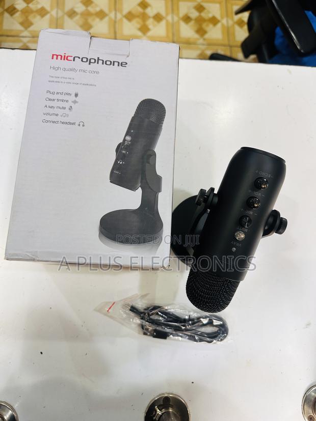 Podcast/Table Microphone With Voice Filter for Podcasts and Youtube