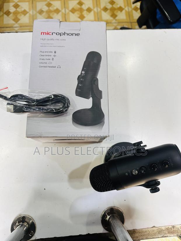 Podcast/Table Microphone With Voice Control for Professional Audio - thumbnail 2