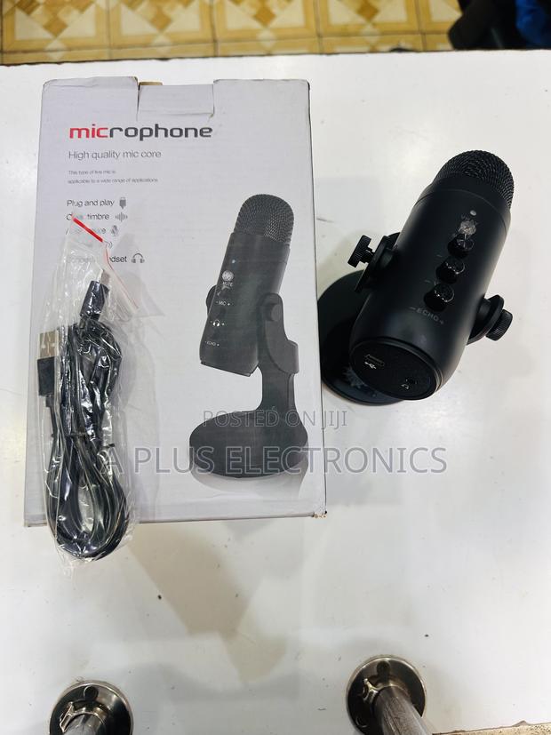 Podcast/Table Microphone With Voice Clarity and Strong Bass Output