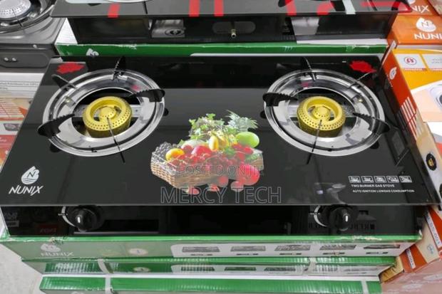 Nunix 2 Burner Glass Table Cooker - main view